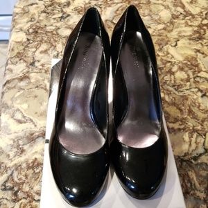 Nine West Black Patent Leather Pumps